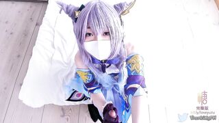 【极品网红美少女】超人气网红【柚子猫】刻晴对旅行者的性处理！原神复刻