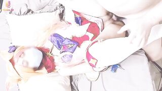 【极品萝莉女神-鸡蛋饼】窈窕身材少女91小魔女 饥渴的阿狸上下齐开 边口交边炮机插穴 肛塞尾巴蜜穴榨精，高清1080P原版无水印