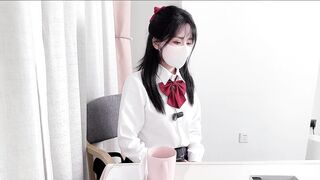 女大学生〖樱空桃桃〗特殊治疗~无良医生内射受孕JK学姐嫩穴！