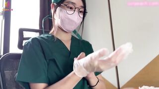 【淫荡护士】医院捐精下 巨乳医生蜜穴取精 让患者直接内射