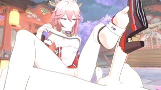 八重神子足交#同人 #原神