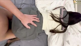调教JK加红边黑丝学妹 后入内射