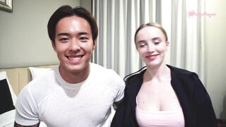 Pornhub_P站顶流白虎嫩妹_【Polly_Yangs】火辣极品美巨乳婊子第一次和亚洲男孩约会实在太饥渴了整晚都在做爱他的技术太棒了
