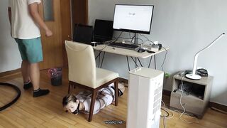 长腿美女露思的驷马放置，甜美元气少女受缚(1)