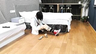 需要剪断绳子的自缚 特别刺激的那种时长接近一个小时