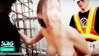 【SWAG】顶流爆乳女优【princessdolly娃娃】工地大冒险下集，在男友面前被工地佬轮奸，羞耻快感爆射尤物
