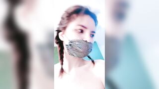 【顶级美腿女神-性感裸舞-下篇】暴力自慰各种棒子轮番上，高潮大量喷水，极品美臀假屌骑坐，撑爆小穴喷了一镜子水